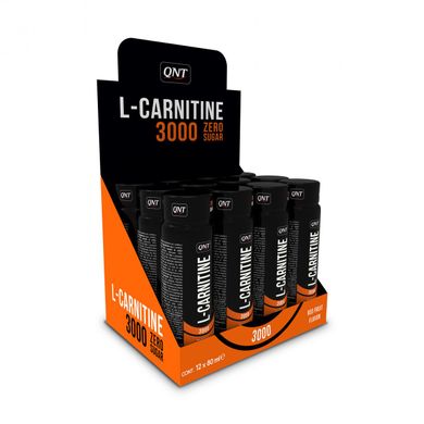Фотография - L- карнітин L-Carnitine QNT червоні фрукти 3000 мг 12*80 мл