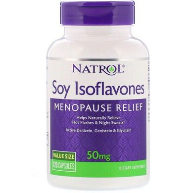 Соевые изофлавоны Soy Isoflavones Natrol 50 мг 120 капсул