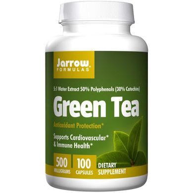 Зеленый чай Green Tea Jarrow Formulas 500 мг 100 капсул