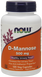 Фотография - D-Манноза D-Mannose Now Foods 500 мг 120 капсул