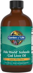 Фотография - Риб'ячий жир з печінки тріски Olde World Icelandic Cod Liver Oil Garden of Life 236 мл