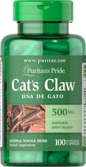 Котячий кіготь Cat's Claw Puritan's Pride 500 мг 100 капсул