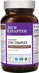 Цинк Fermented Zinc Complex New Chapter 60 таблеток