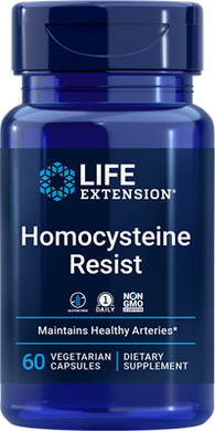 Резистентність гомоцистеїну Homocysteine Resist Life Extension 60 капсул