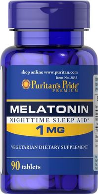 Фотография - Мелатонин Melatonin Puritan's Pride 1 мг 90 таблеток