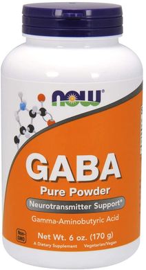 Фотография - Гамма-аміномасляна кислота GABA Now Foods порошок 170 г
