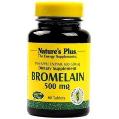Фотография - Бромелайн Bromelain Nature's Plus 500 мг 60 таблеток