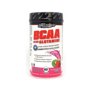 BCAA і глютамін BCAA Plus Glutamine Bluebonnet Nutrition полуниця ківі 375 г