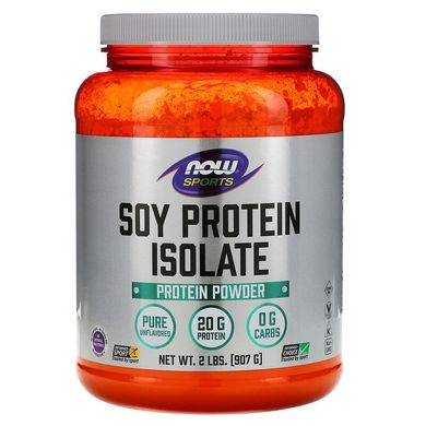Фотография - Соевый протеин изолят Soy Protein Isolate Now Foods порошок 907 г