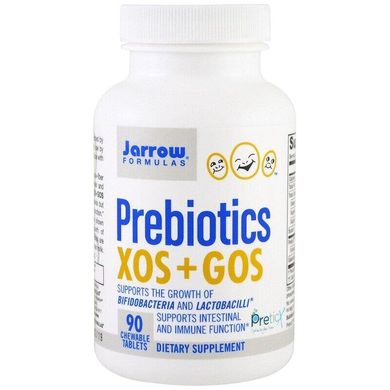 Пробиотики Prebiotics XOS+GOS Jarrow Formulas 90 жевательных таблеток