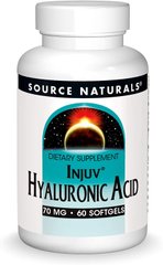 Фотография - Гиалуроновая кислота Hyaluronic Acid Source Naturals 70 мг 60 капсул