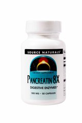 Фотография - Панкреатин Pancreatin 8X Source Naturals 500 мг 50 капсул