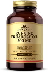 Олія вечірньої примули Evening Primrose Oil Solgar 500 мг 180 капсул