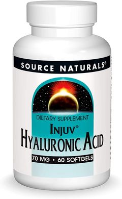 Фотография - Гиалуроновая кислота Hyaluronic Acid Source Naturals 70 мг 60 капсул