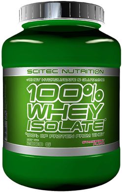 Фотография - Протеїн 100% Whey Isolate Scitec Nutrition полуниця 2.0 кг