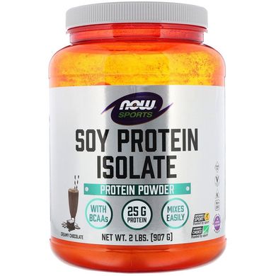 Фотография - Изолят соевого протеина Soy Protein Isolate Now Foods шоколад 907 г
