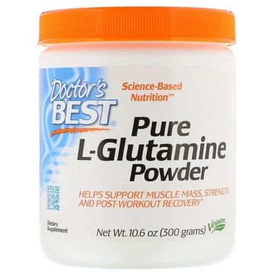 Фотография - L-Глютамін L-Glutamine Powder Doctor's Best порошок 300 г