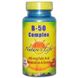 Комплекс витаминов В B-50 Complex Nature's Life 100 таблеток