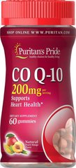Фотография - Коензим Q-10 Co Q-10 Puritan's Pride 200 мг 60 жувальних конфет
