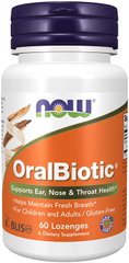 Пробіотики OralBiotic Now Foods 60 льодяників