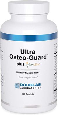 Фотография - Поддержка здоровья костей и суставов Ultra Osteo-Guard Plus Bonolive Douglas Laboratories 120 таблеток