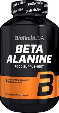Бета-аланін Beta Alanine BioTech USA 4000 мг 90 капсул
