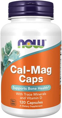 Кальцій і магній в капсулах Cal-Mag Caps Now Foods 120 капсул
