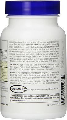 Фотография - Комплекс внимательный ребенок Attentive Child Source Naturals 60 таблеток