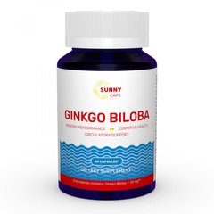 Гінкго білоба Ginkgo Biloba Sunny Caps 20 мг 60 капсул