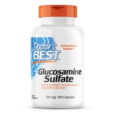 Фотография - Глюкозамин сульфат Glucosamine Sulfate Doctor's Best 750 мг 180 капсул
