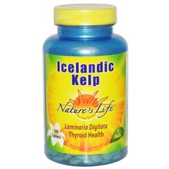Фотография - Ламинария исландская Icelandic Kelp Nature's Life 500 таблеток