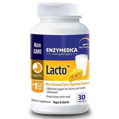 Фотография - Пищеварительные ферменты Lacto Most Advanced Dairy Digestion Formula Enzymedica 30 капсул