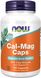 Кальций и магний в капсулах Cal-Mag Caps Now Foods 120 капсул
