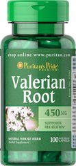 Фотография - Валеріана коріння Valerian Root Puritan's Pride 450 мг 100 капсул