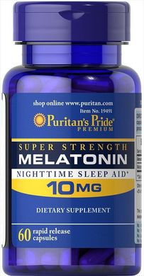 Фотография - Мелатонин Melatonin Puritan's Pride 10 мг 60 капсул