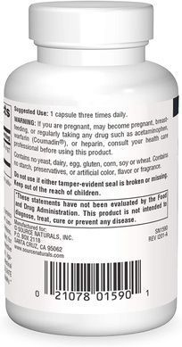 Фотография - Глюкозамин сульфат Glucosamine Sulfate Source Naturals 500 мг 60 капсул