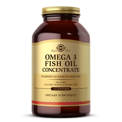 Фотография - Риб'ячий жир Omega-3 Fish Oil Concetrate Solgar концентрат 120 капсул