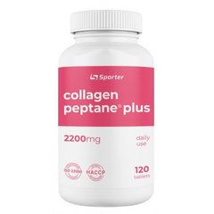 Коллаген Collagen Peptane Plus Sporter 2200 мг 120 таблеток