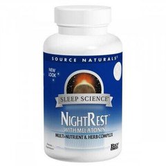 Фотография - Комплекс для нормализации сна NightRest Source Naturals 50 таблеток