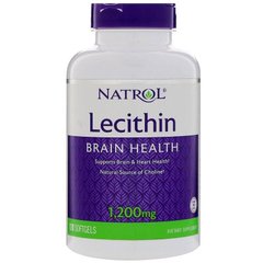 Фотография - Лецитин Lecithin Natrol 1200 мг 120 капсул