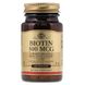 Вітамін В7 Біотин Biotin Solgar 300 мкг 100 таблеток