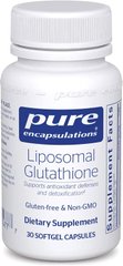 Липосомальный Глутатіон Liposomal Glutathione Pure Encapsulations 30 капсул