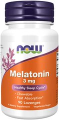 Фотография - Мелатонін Melatonin Now Foods 3 мг 90 льодяників
