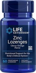 Цинк Zinc Lozenges Life Extension 60 льодяників