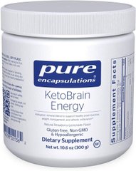 Фотография - Кетони для мозку KetoBrain Energy Pure Encapsulations 300 г