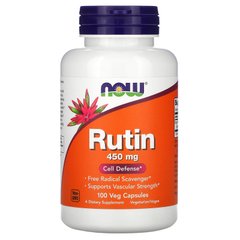 Фотография - Рутин Rutin Now Foods 450 мг 100 капсул