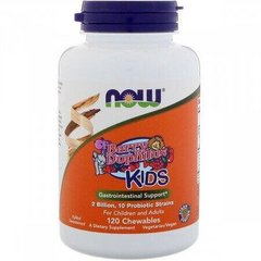 Дофилус пробіотики для дітей Berry Dophilus Now Foods 120 жувальних таблеток