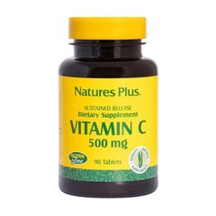 Фотография - Витамин C Vitamin C Sustained Release w/ Rose Hips Nature's Plus 500 мг 90 таблеток