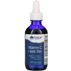 Фотография - Вітамін С + Цинк Vitamin C + Ionic Zinc Trace Minerals 250 мг / 40 мг 59 мл