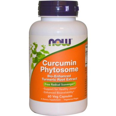 Куркумин Curcumin Now Foods 60 капсул
